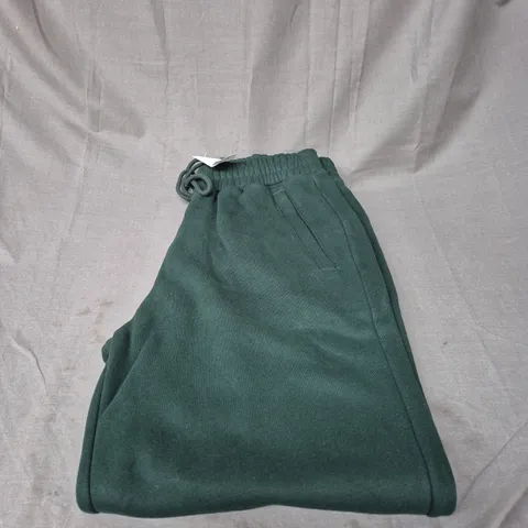 ABERCROMBIE AND FITCH GREEN FLEECED JOGGERS SIZE M