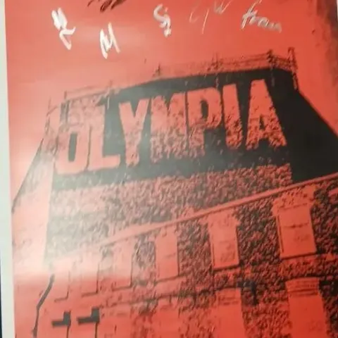 RED RUM CLUB LIVERPOOL POSTER – OLYMPIA, 13 DECEMBER 2025 – SIGNED