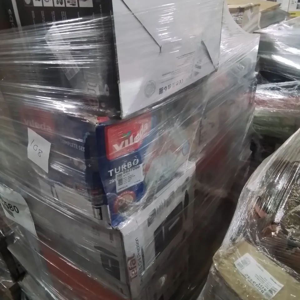 PALLET OF APPROXIMATELY 30 UNPROCESSED RAW RETURN HOUSEHOLD AND ELECTRICAL GOODS TO INCLUDE;