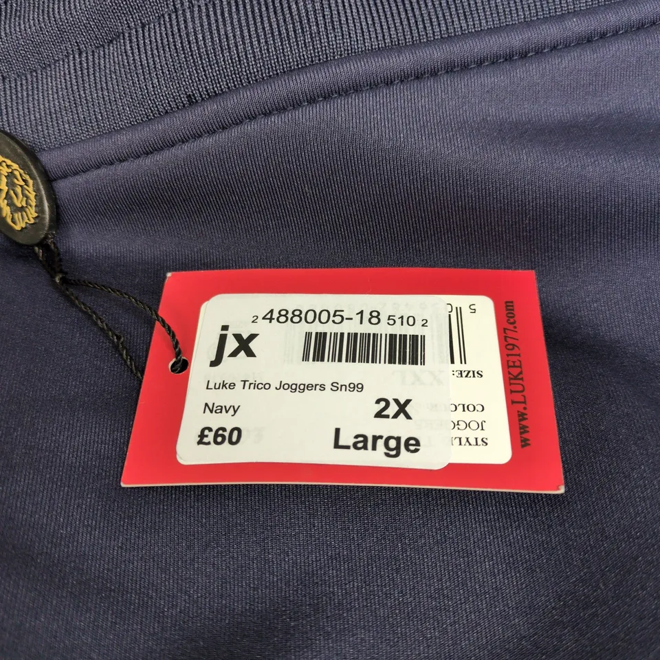 LUKE TRICO JOGGERS SN99 NAVY – UK XXL LUKE 1977
