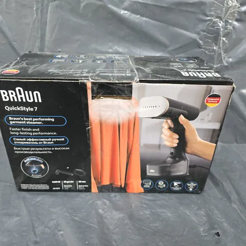 BRAUN QUICKSTYLE 7 HANDHELD GARMENT STEAMER