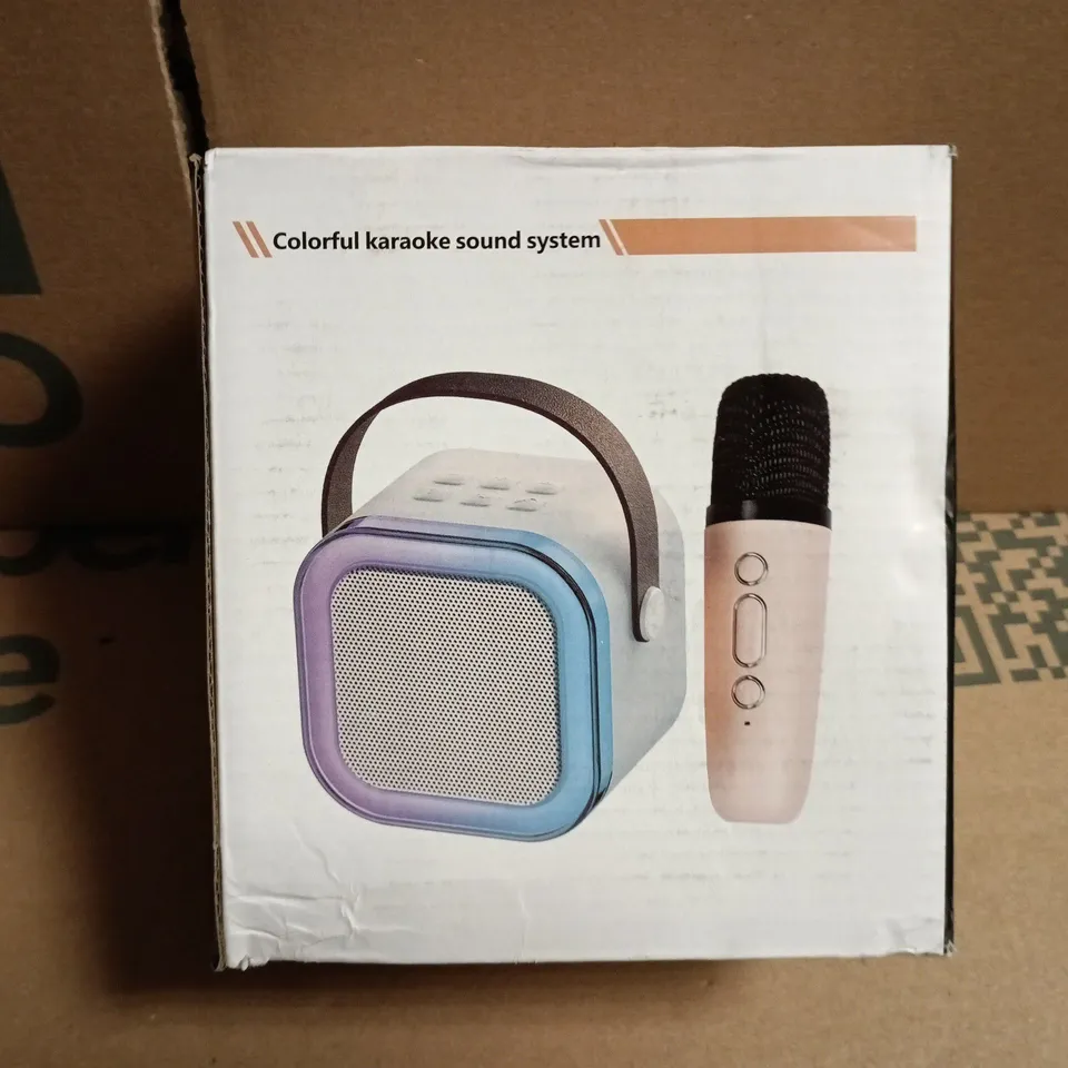 LOT OF 4 COLOURFUL KAROKE SOUND SYSTEMS