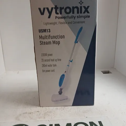 VYTRONIX USM13 MULTIFUNCTION STEAM MOP – BOXED