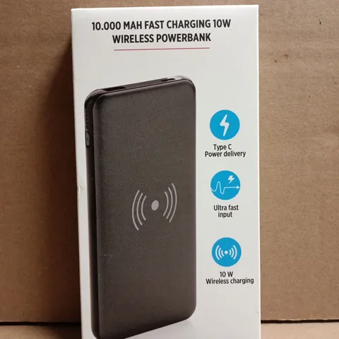10000MAH FAST CHARGING 10W WIRELESS POWERBANK