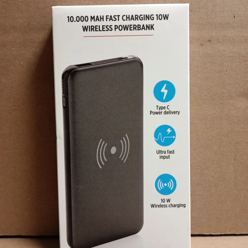 10000MAH FAST CHARGING 10W WIRELESS POWERBANK