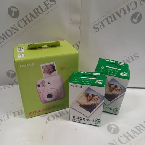 BOXED FUJIFILM INSTAX MINI 12 INSTANT CAMERA