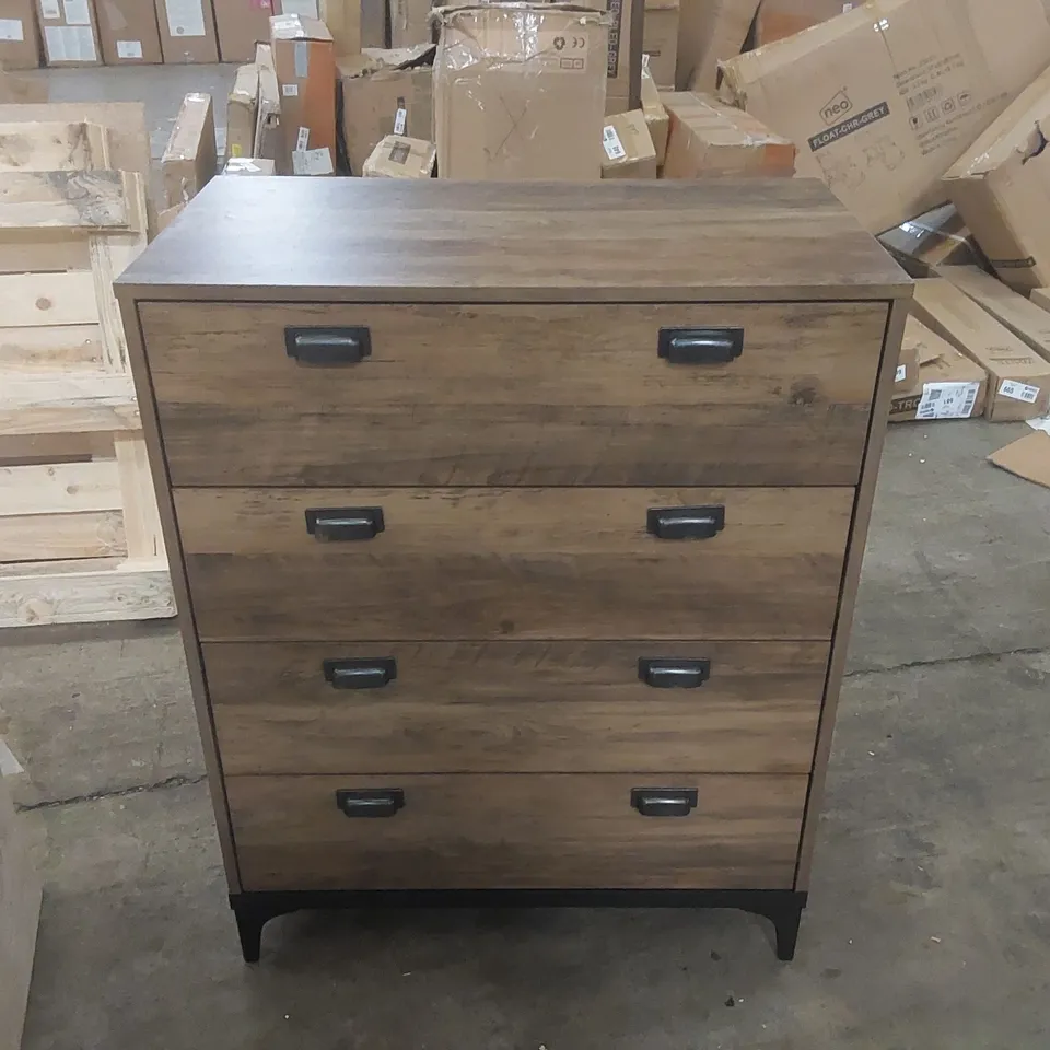 DESIGNER 4 DRAWER CHEST OF DRAWERS