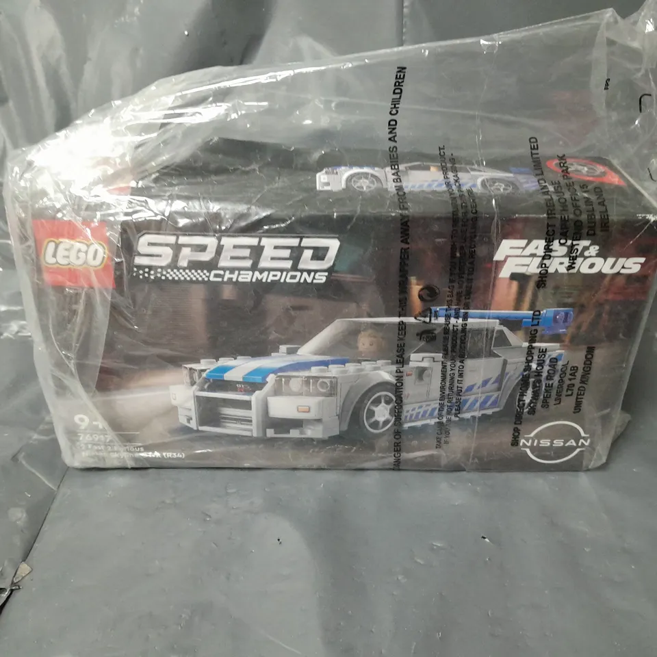 BOXED LEGO SPEED CHAMPION FAST AND FURIOUS - 2 FAST 2 FURIOUS NISSAN SKYLINE GT-R - 76917