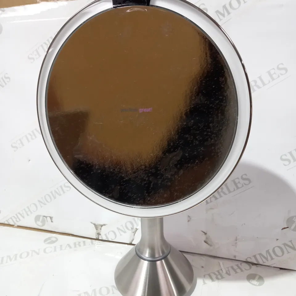 SIMPLEHUMAN 20CM SENSOR MIRROR WITH TOUCH-CONTROL BRIGHTNESS 10X MAG