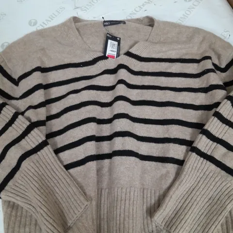 M&S COLLECTION KNITTED JUMPER - LARGE