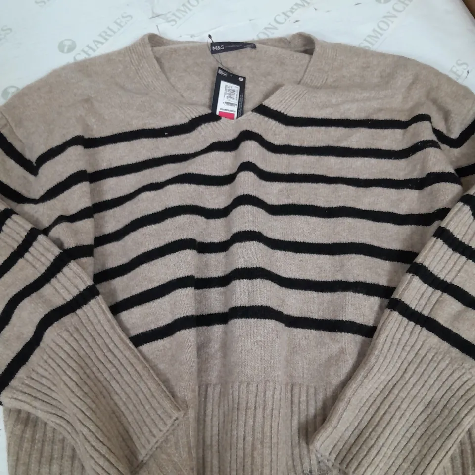 M&S COLLECTION KNITTED JUMPER - LARGE