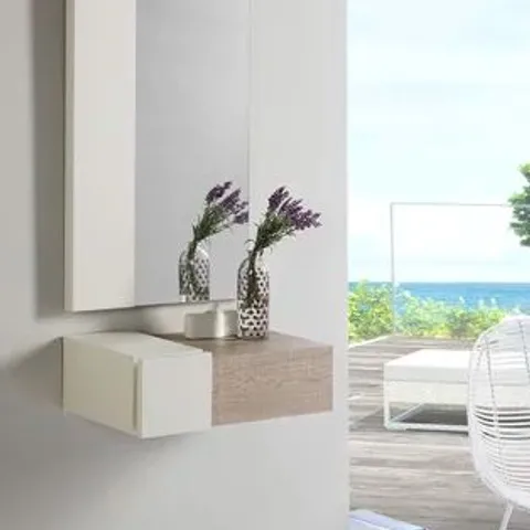 BOXED MINNESOTA DRESSING TABLE WITH MIRROR