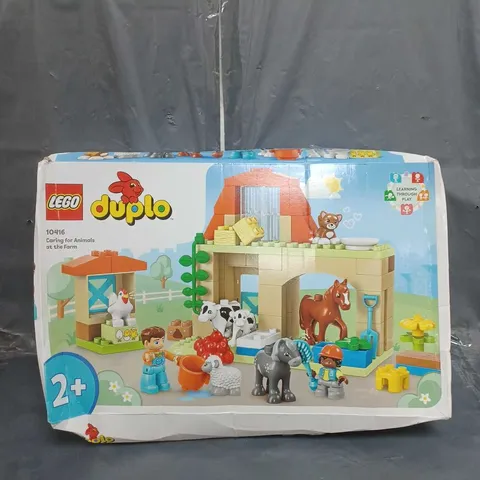 BOXED LEGO DUPLO CARING FOR ANIMALS GAME - 10416