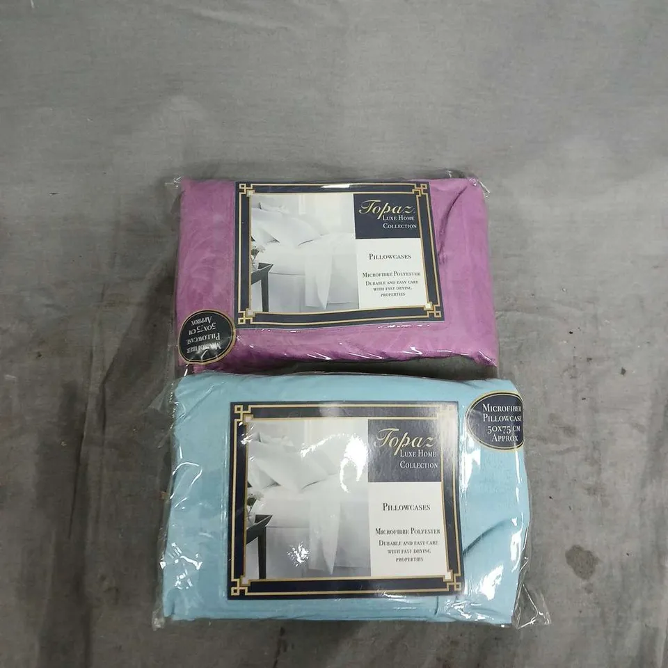 LARGE QUANTITY OF TOPAS LUXE HOME COLLECTION PILLOWCASES