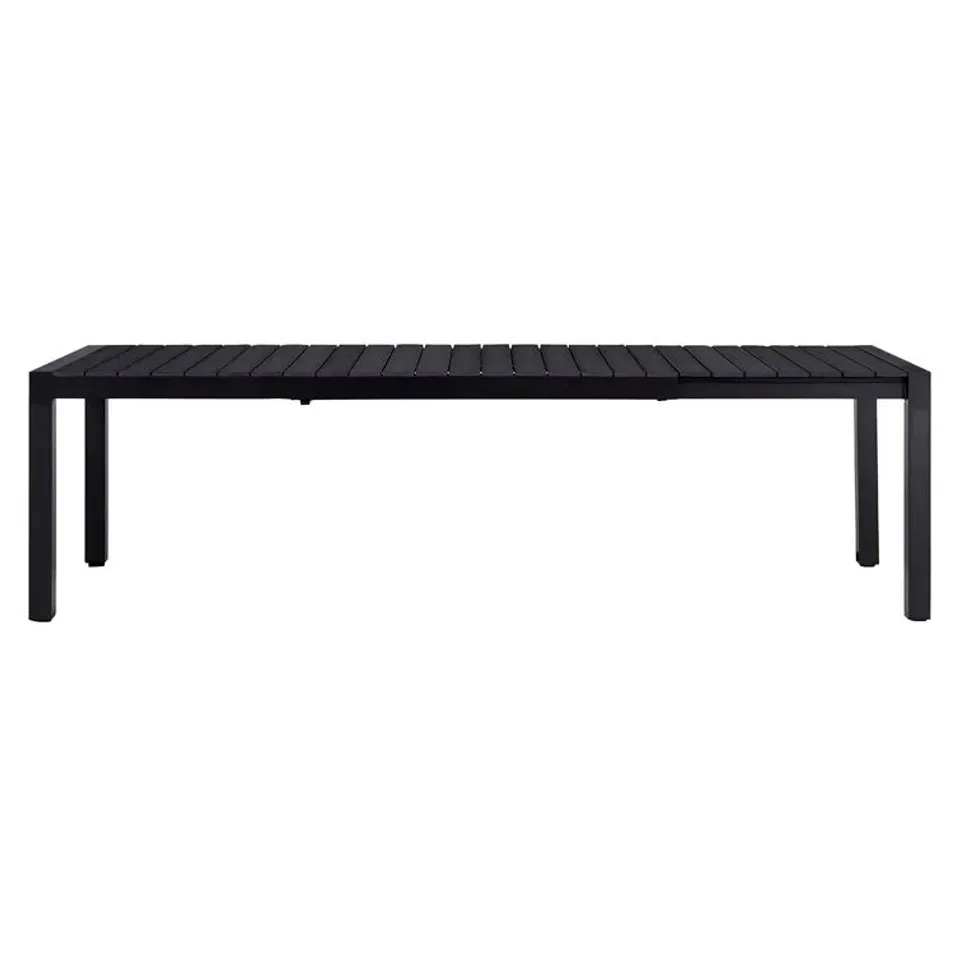 WRAPPED MARIAL EXTENDABLE ALUMINIUM DINING TABLE 