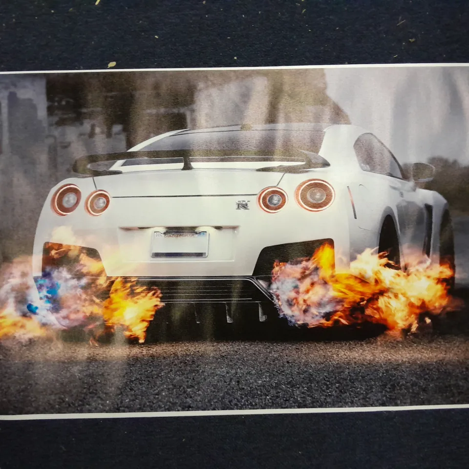 NISSAN GTR ACTION SHOT CANVAS PRINT 