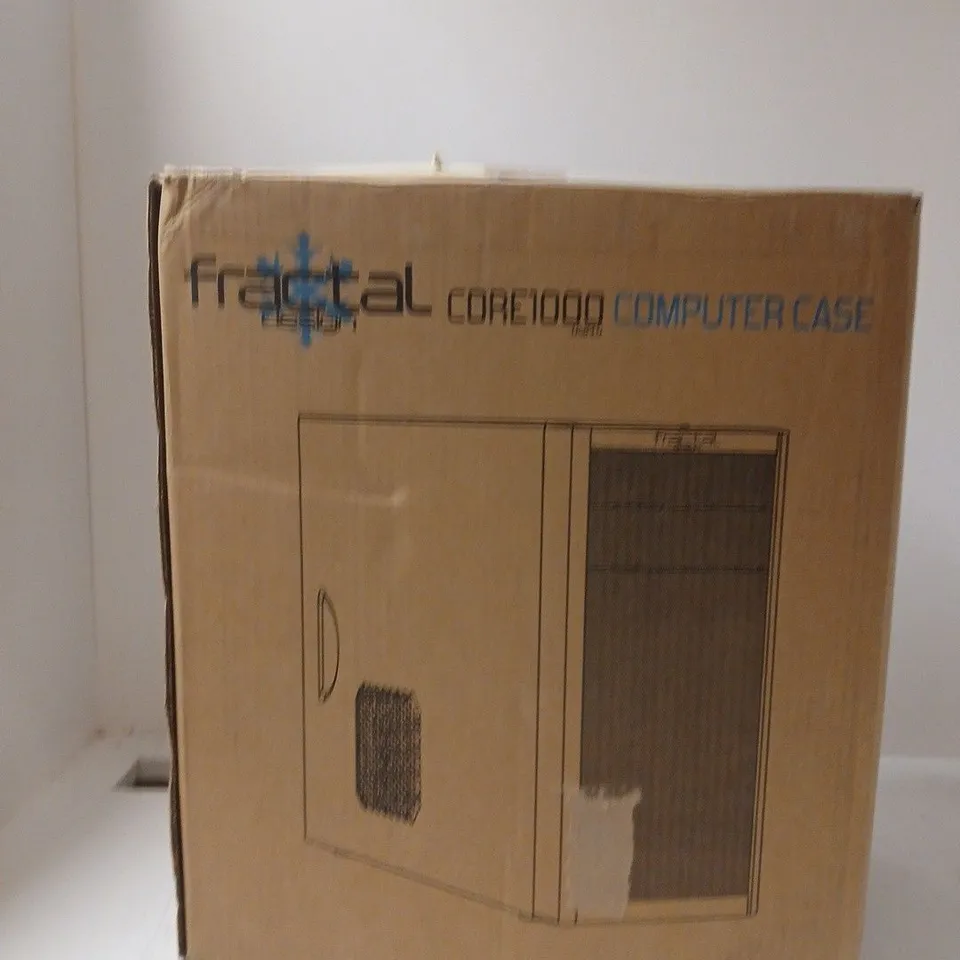 FRACTAL DESIGN CORE 1000 COMPUTER CASE – BLACK (BOXED)