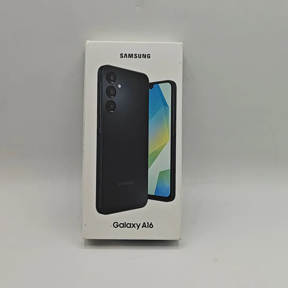BOXED SAMSUNG GALAXY A16 4/128GB IN BLACK - SM-A165F