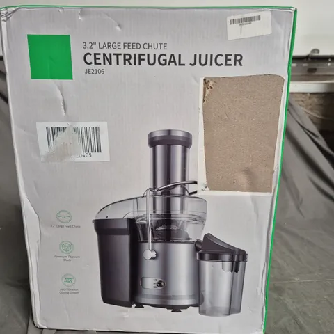CENTRIFUGAL JUICER – 3.2" LARGE FEED CHUTE (JE2106)
