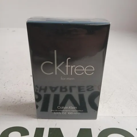 BOXED AND SEALED CALVIN KLEIN CK FREE EAU DE TOILETTE 100ML