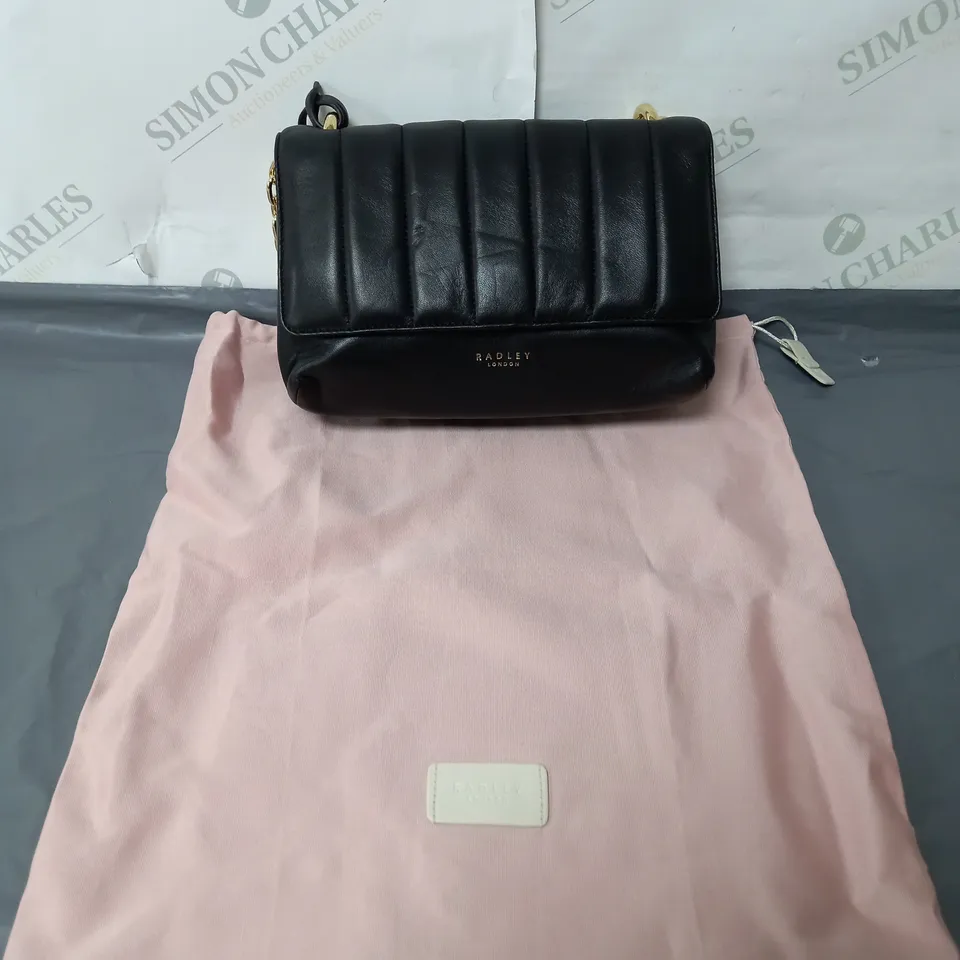 RADLEY LONDON BLACK FAUX LEATHER BAG 
