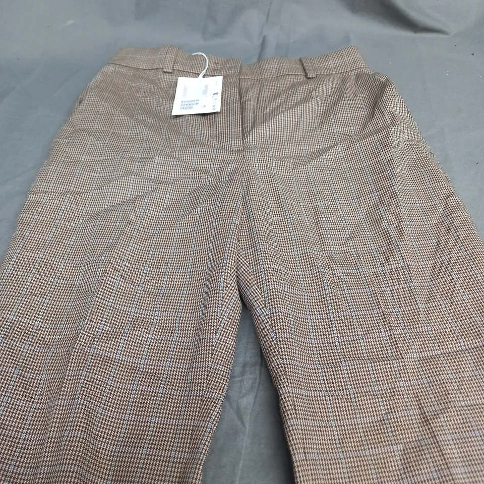 COS SMART BROWN TROUSERS - EUR 38