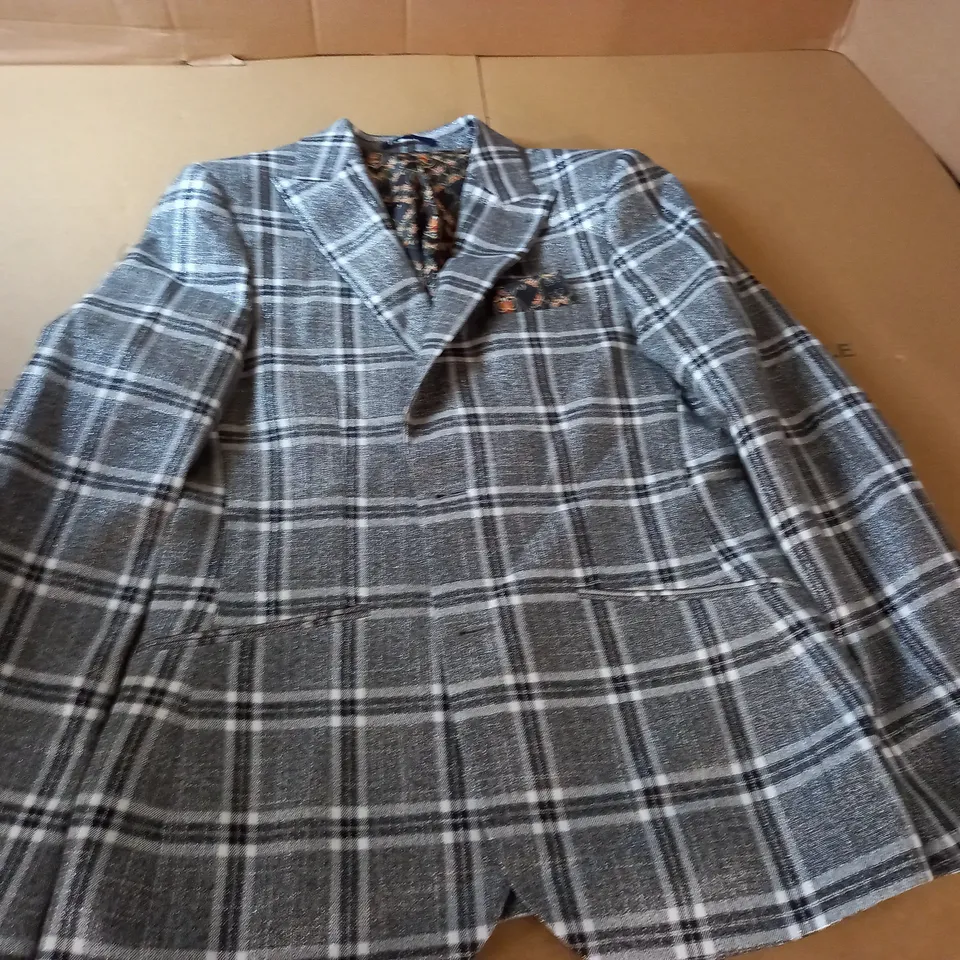 HARRY BROWN SKINNY FIT GREY BLAZER - SIZE UNSPECIFIED