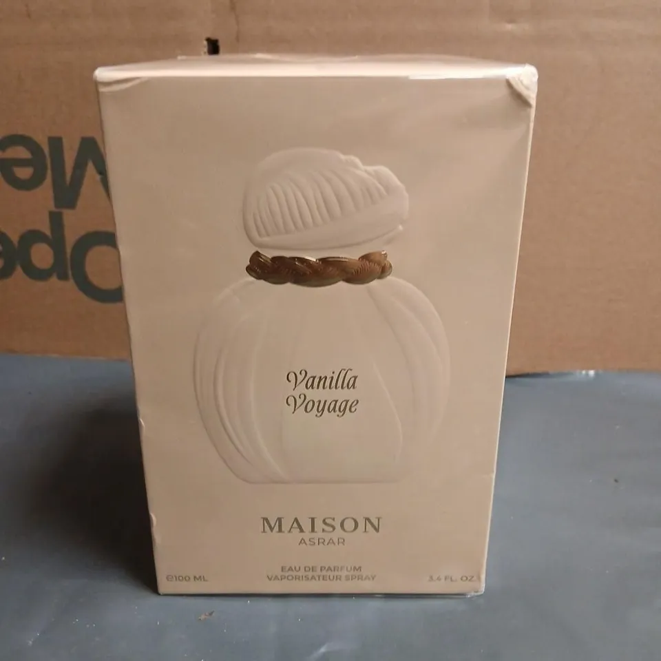BOXED AND SEALED MAISON ASRAR VANILLA VOYAGE EAU DE PARFUM 100ML