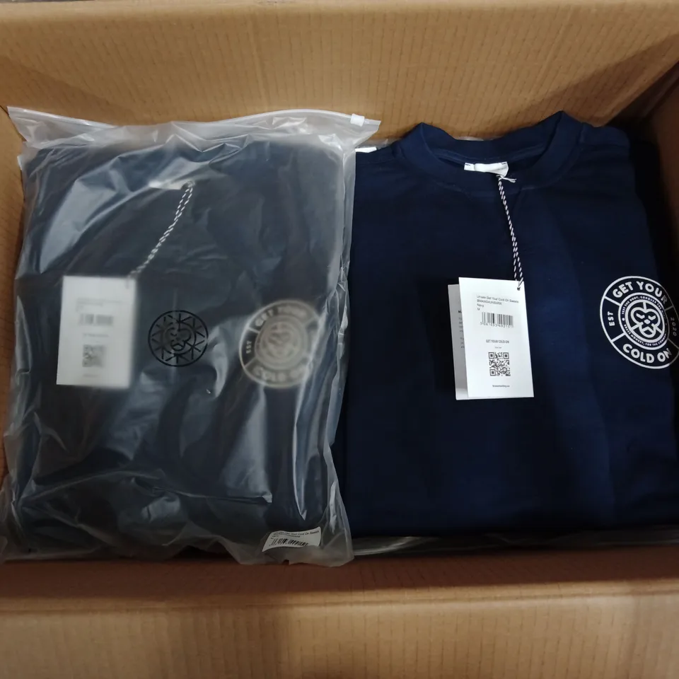 BRAND NEW BRASS MONKEY UNISEX SWEATS - APPROXIMATELY 10X // NAVY // BMAW24UNSW06 // SIZE: M
