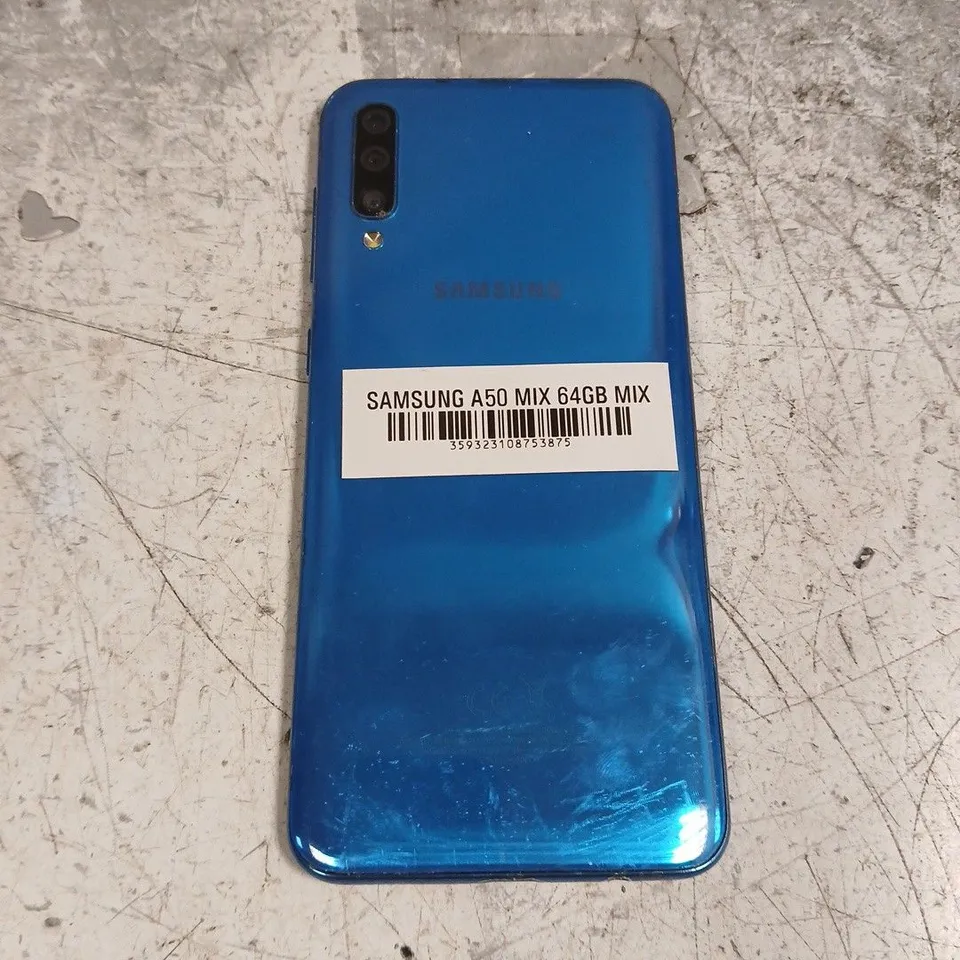 SAMSUNG A50 SM-A505FN SMARTPHONE IN BLUE