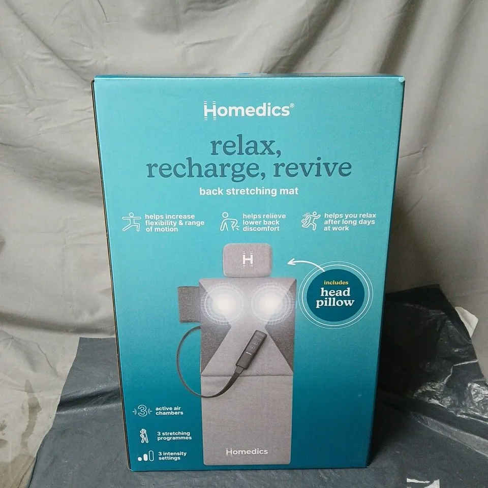 HOMEDICS BACK STRETCHING MAT BOXED