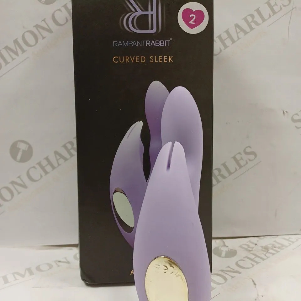 BOXED ANN SUMMERS RAMPANT RABBIT CURVED SLEEK VIBRATOR 