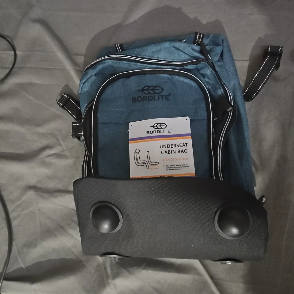 BORDLITE UNDERSEAT CABIN BAG – TEAL, 40 X 25 X 20 CM