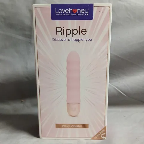 LOVEHONEY RIPPLE WAVY VIBRATOR – PINK BOXED