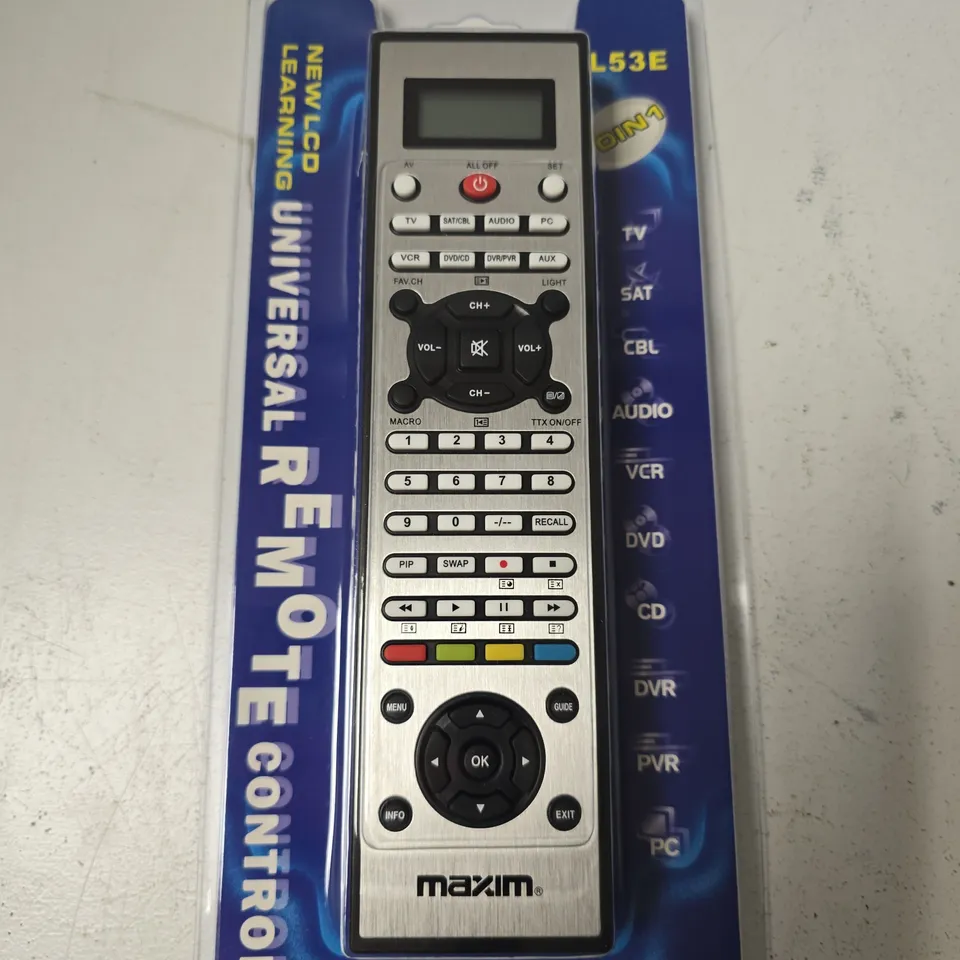 APPROXIMATELY 35 MAXIM 10-RCL53E UNIVERSAL REMOTE CONTROLS