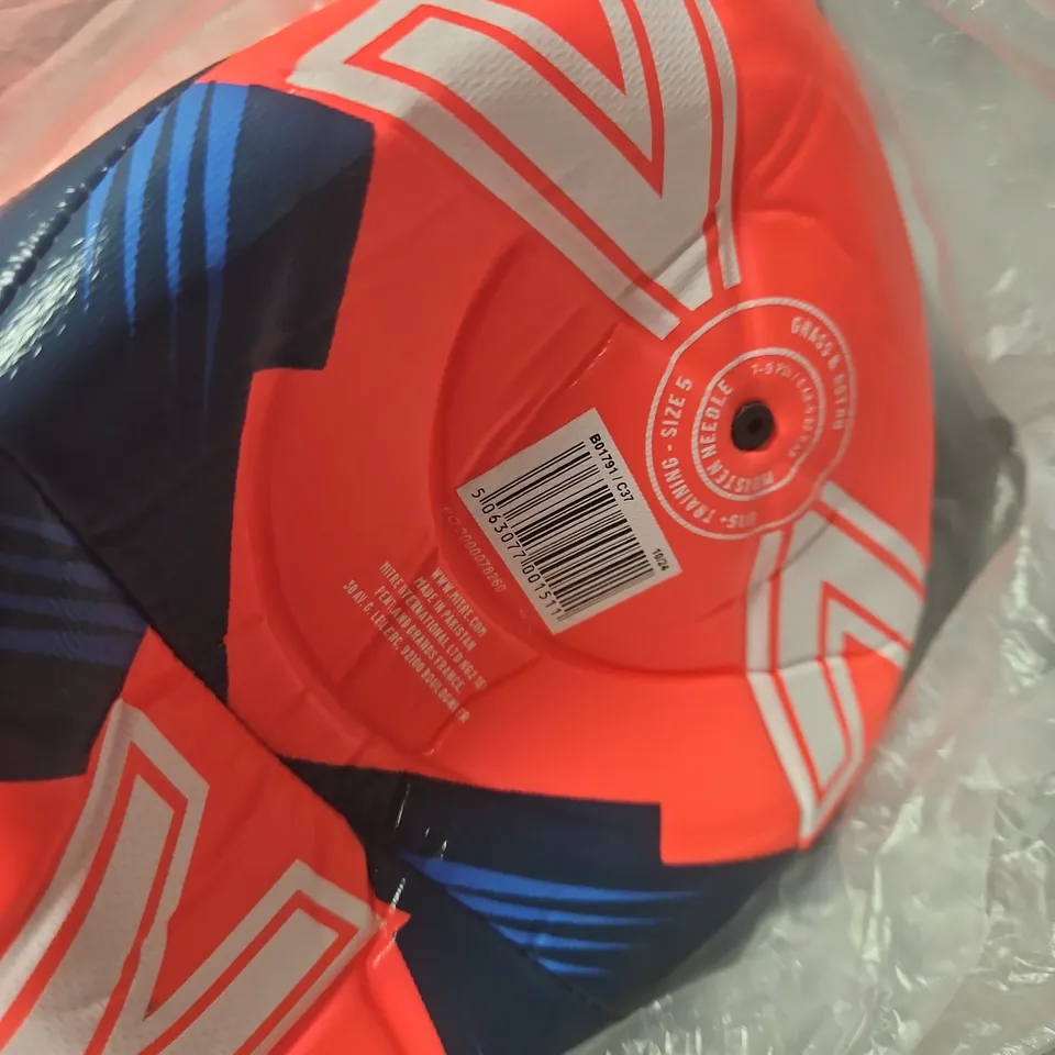 MITRE IMPEL FOOTBALL (SIZE 5) – ORANGE/BLUE