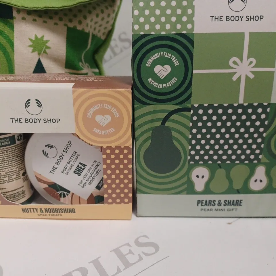 LOT OF 3 ASSORTED BODY SHOP GIFT SETS