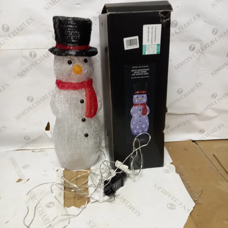 50CM LED SNOWMAN - JOHN LEWIS