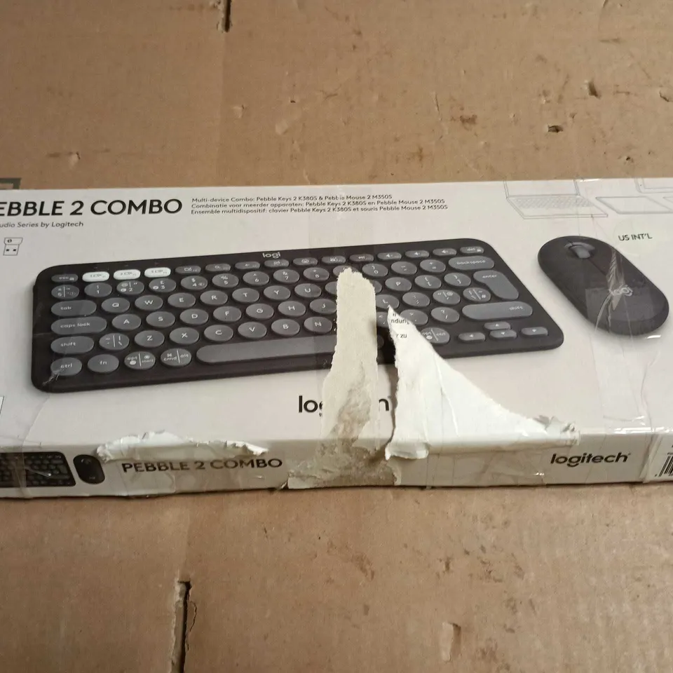 LOGITECH PEBBLE 2 COMBO WIRELESS KEYBOARD & MOUSE – BOXED