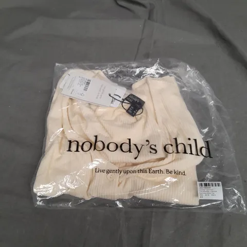 SEALED NOBODYS CHILD CREAM SLEEVLESS MILES TOP - UK 8