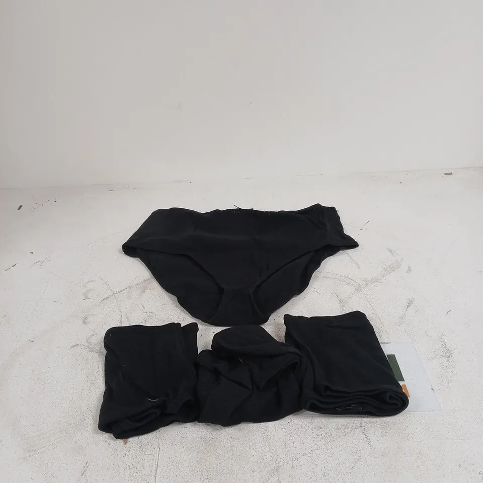 4 BON PRIX BLACK FULL BRIEFS SIZE XL
