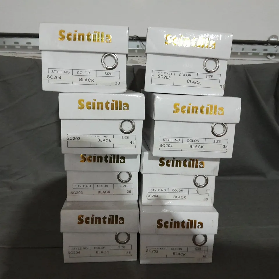 APPROXIMATELY 8 BOXED PAIR OF SCINTILLA SLIP ON SHOES IN VARIOUS SIZES TO INCLUDE SIZE 38EU 
