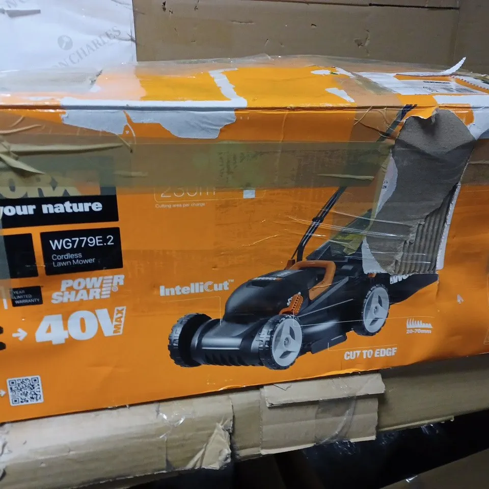 WORX CORDLESS LAWN MOWER WG779E.2