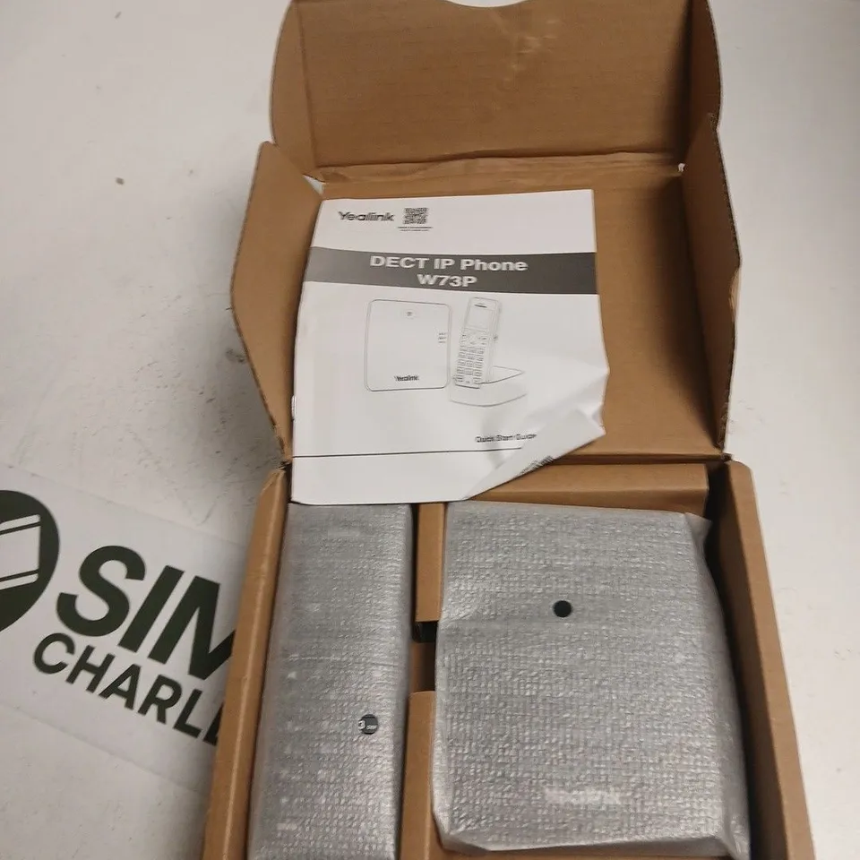 YEALINK DECT IP PHONE W73P – BOXED WITH MANUAL