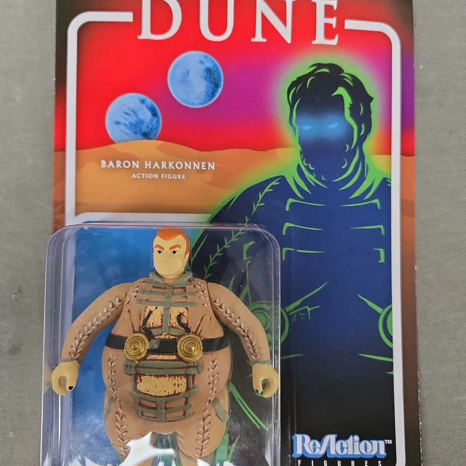 REACTION SUPER 7 COLLECTIBLE DUNE ACTION FIGURE - BARON HARKONNEN