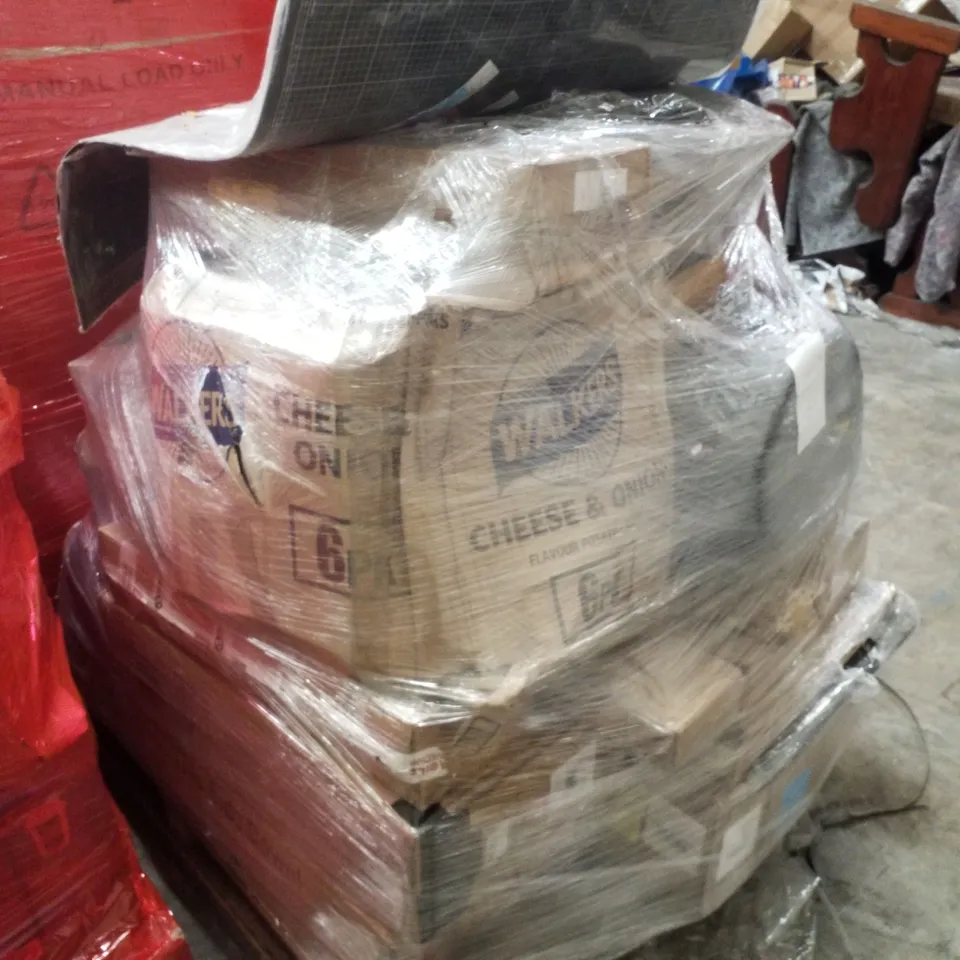 PALLET CONTAINING ASSORTED PRODUCTS INCLUDING SELF HEALING CUTTING MAT, COAT HOOKS & JIGSAW BOARD