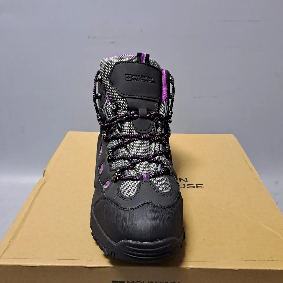 BOXED MOUNTAIN WAREHOUSE ADVENTURE WOMENS WATERPROOF WALKING BOOTS - SIZE UK 6.5