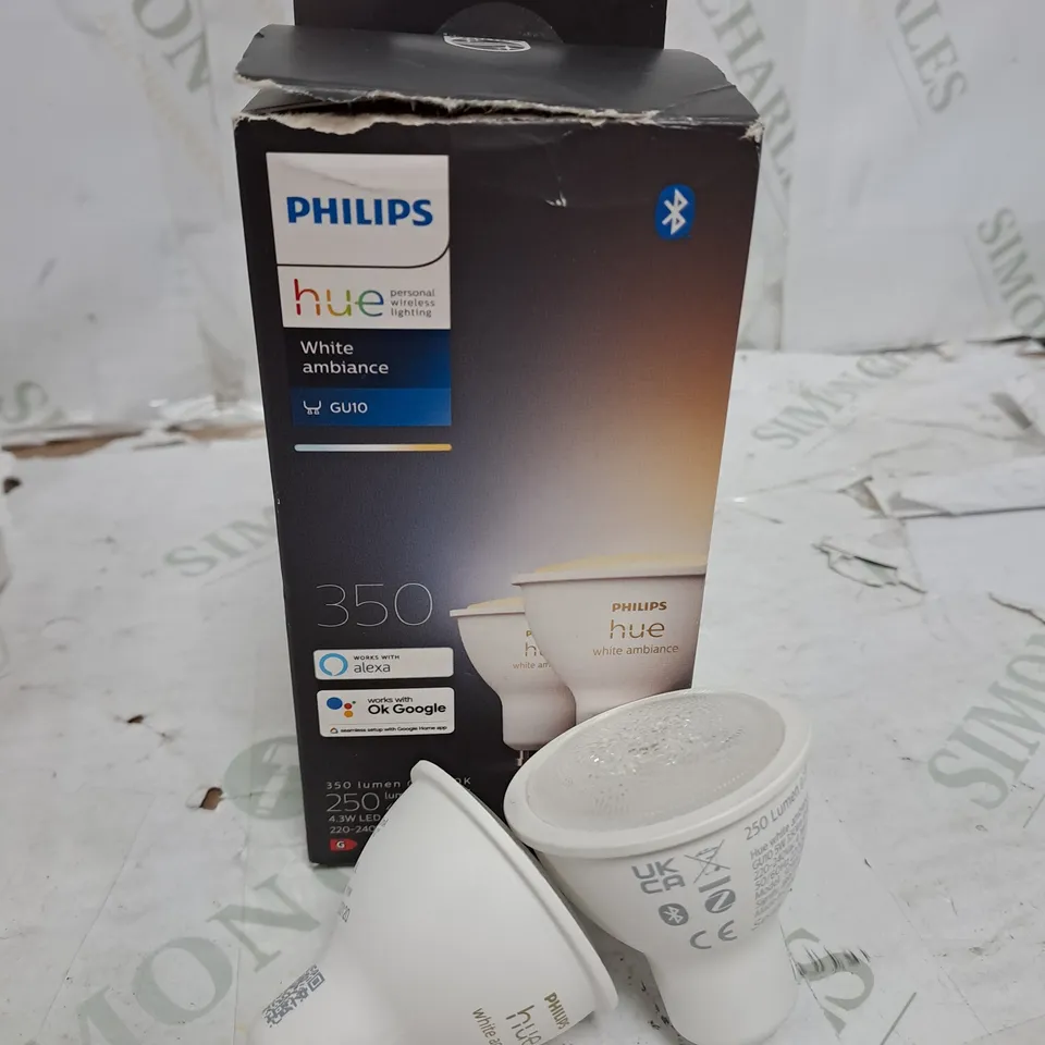 PHILIPS GU10 – SMART SPOTLIGHT – (2-PACK)