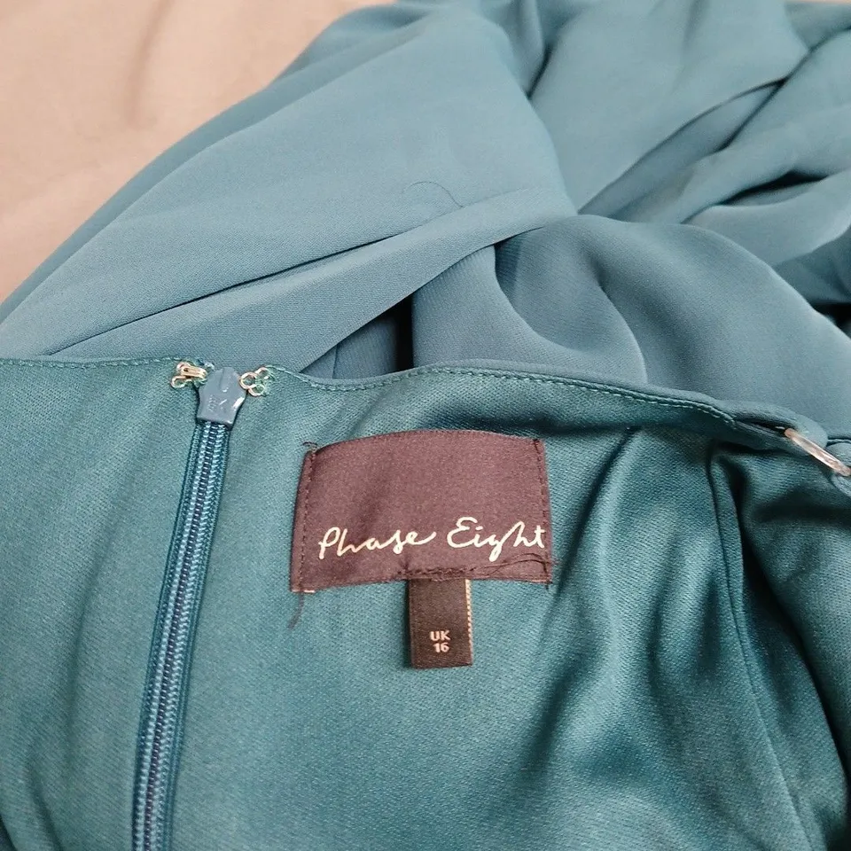 PHASE EIGHT TEAL JUMPSUIT, UK SIZE 16