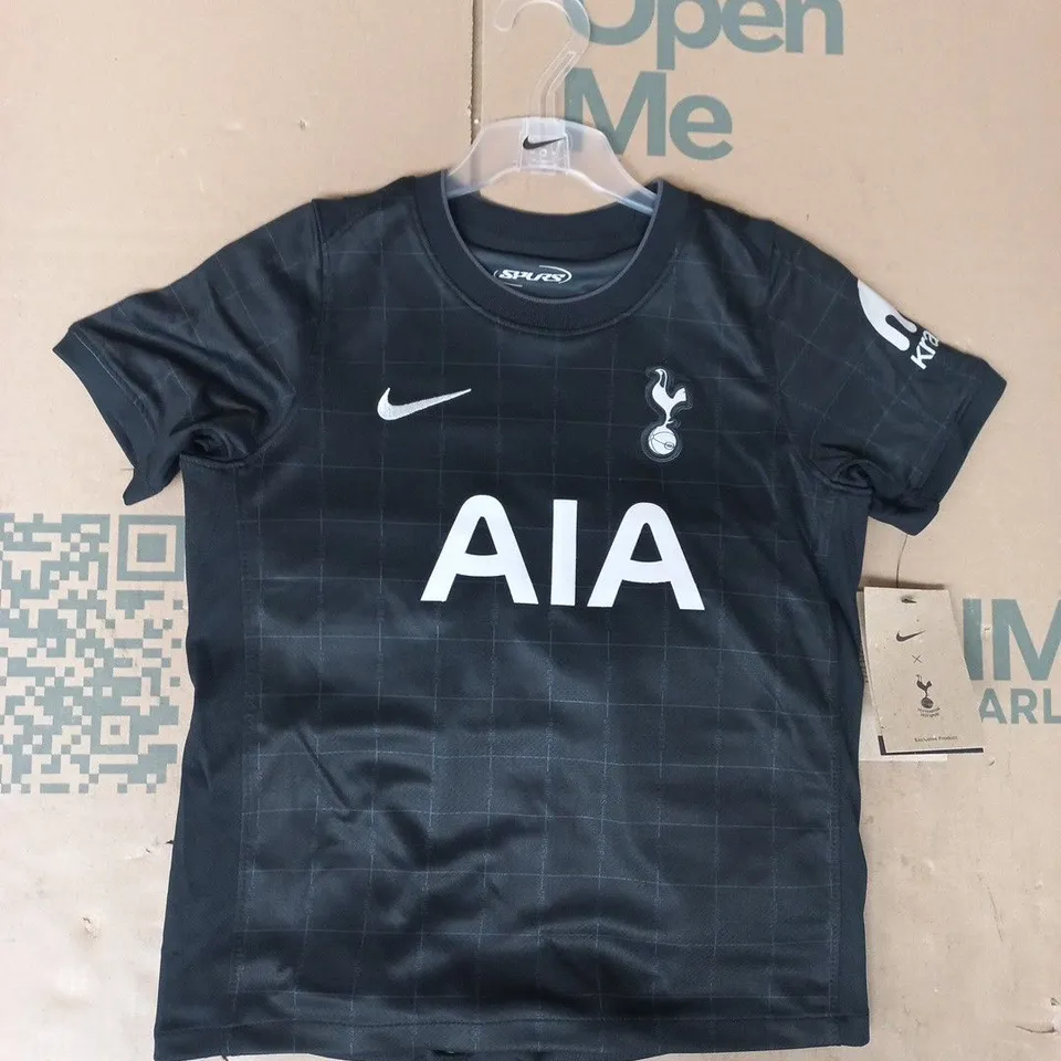 NIKE KID'S TOTTENHAM HOTSPUR AWAY KIT IN BLACK SIZE LARGE